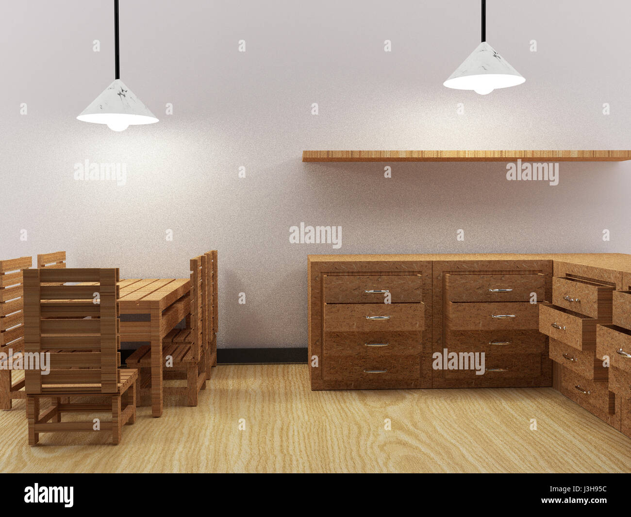 Beautiful 3d room hi-res stock photography and images - Alamy