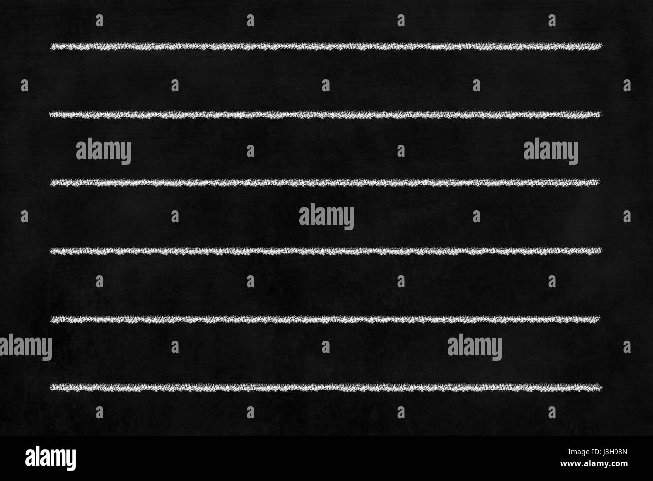 Chalkboard with Six Lines Stock Photo Alamy