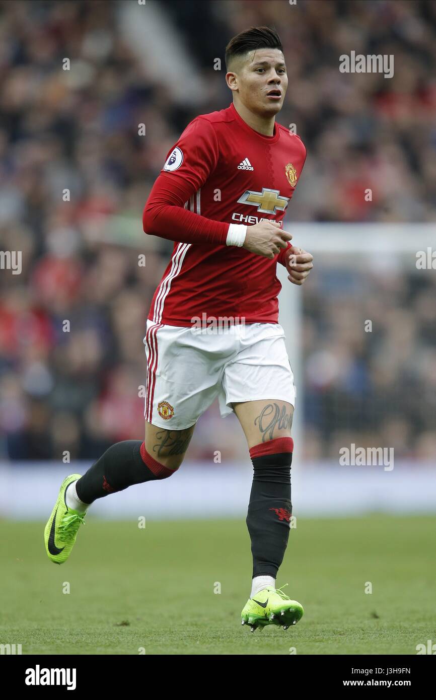 MARCOS ROJO MANCHESTER UNITED FC MANCHESTER UNITED FC OLD TRAFFORD MANCHESTER ENGLAND 04 March 2017 Stock Photo