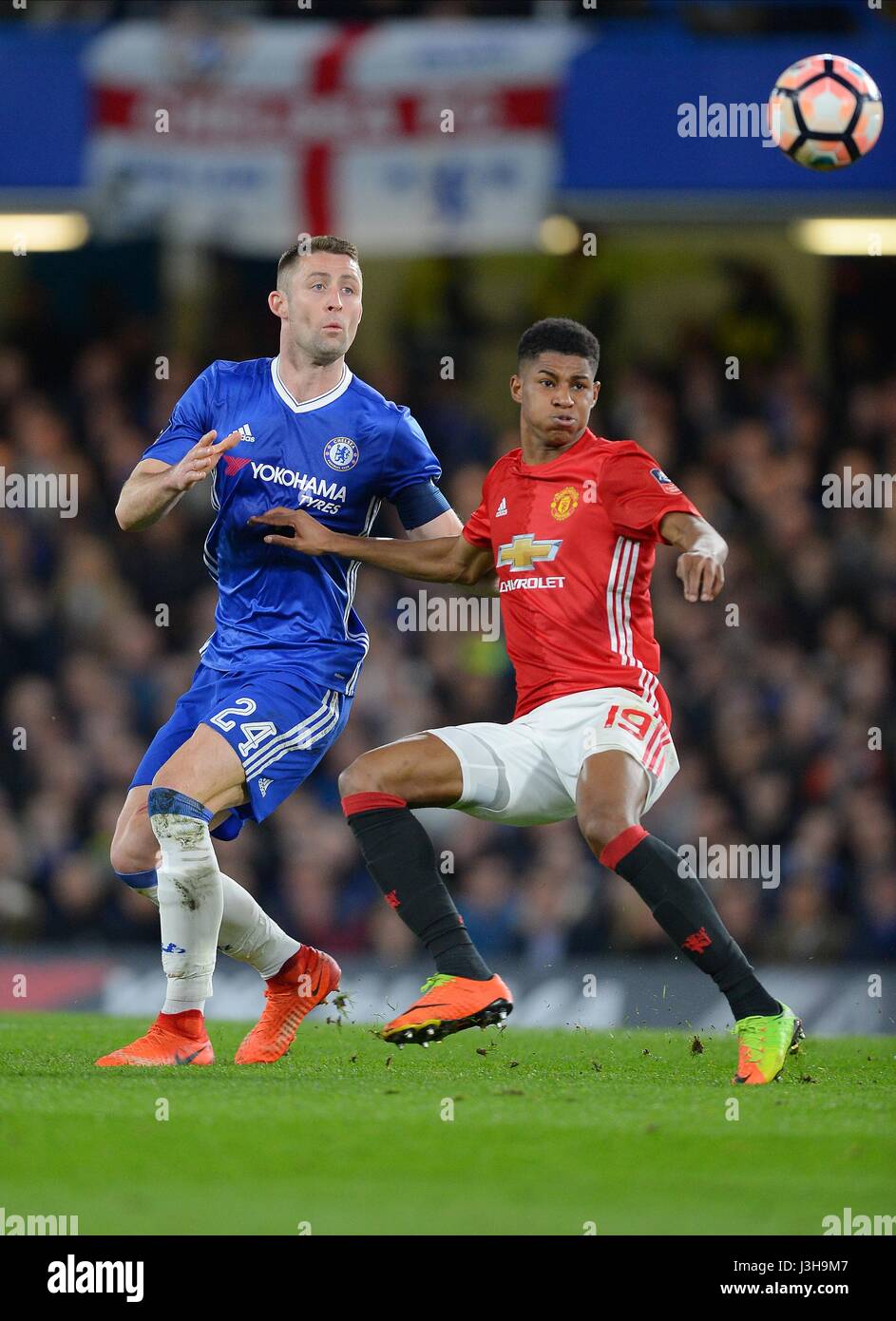 GARY CAHILL OF CHELSEA IS CHAL CHELSEA V MANCHESTER UNITED STAMFORD ...