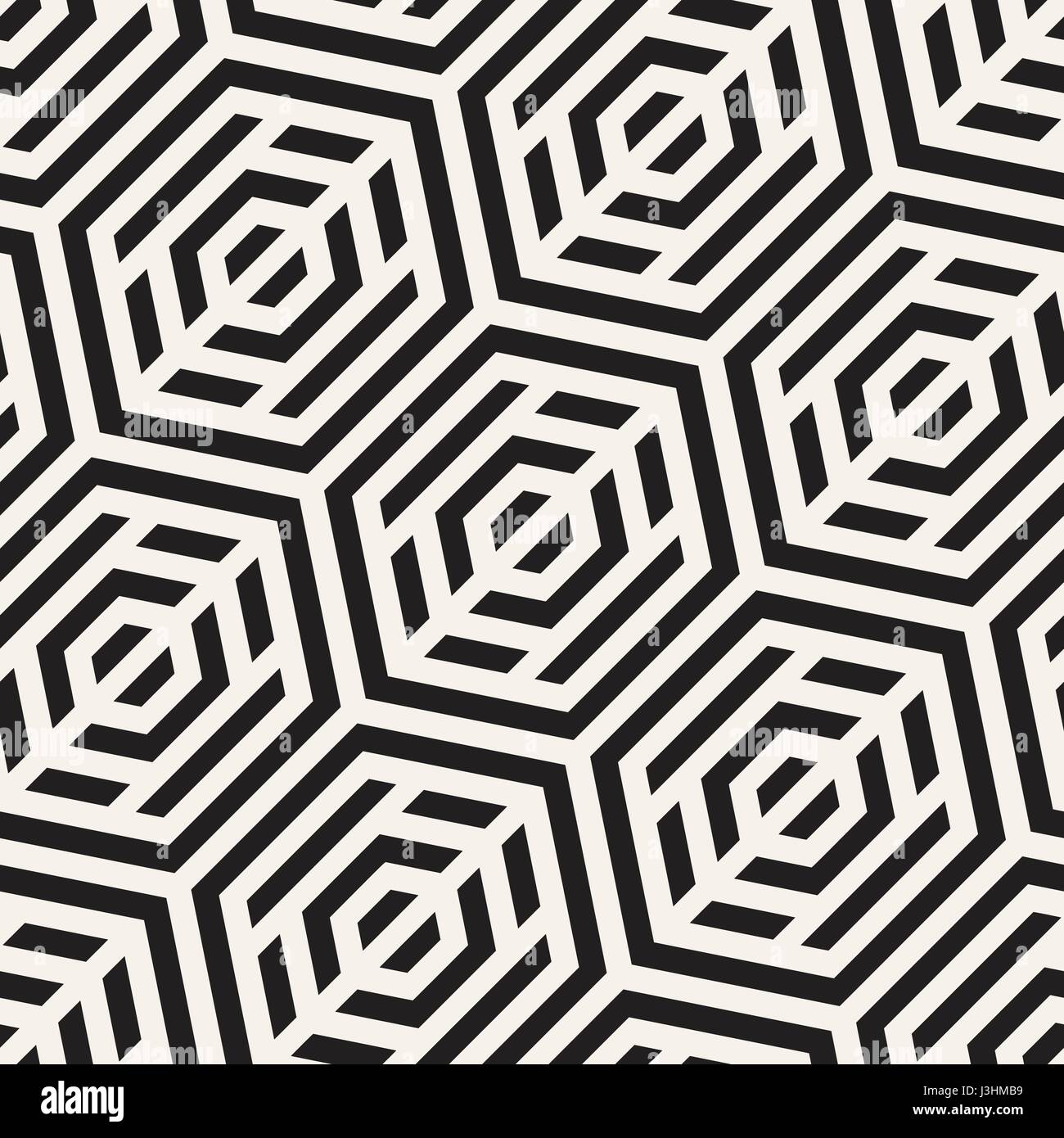 Vector Seamless Pattern. Modern Geometric Texture. Repeating Lattice ...