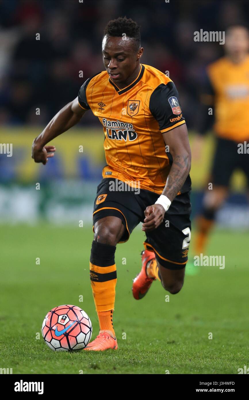 MOSES ODUBAJO HULL FC HULL FC KC STADIUM HULL ENGLAND 08 March 2016