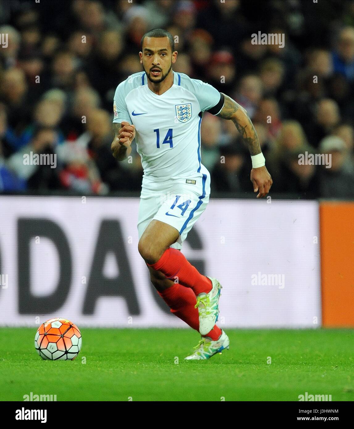 Walcot England THEO WALCOTT OF ENGLAND ENGLAND V HOLLAND WEMBLEY STADIUM LONDON ...