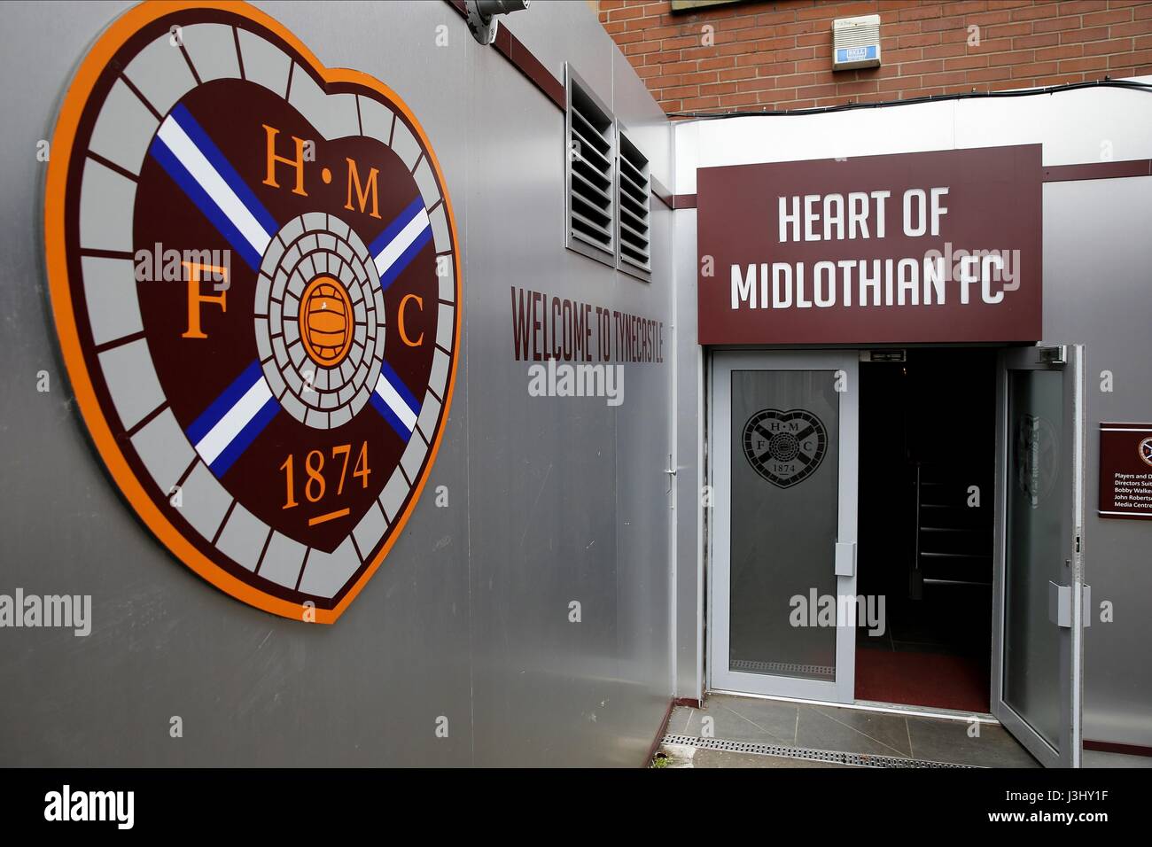 TYNECASTLE STADIUM HEARTS OF MIDLOTHIAN FC TYNECASTLE STADIUM EDINBURGH ...