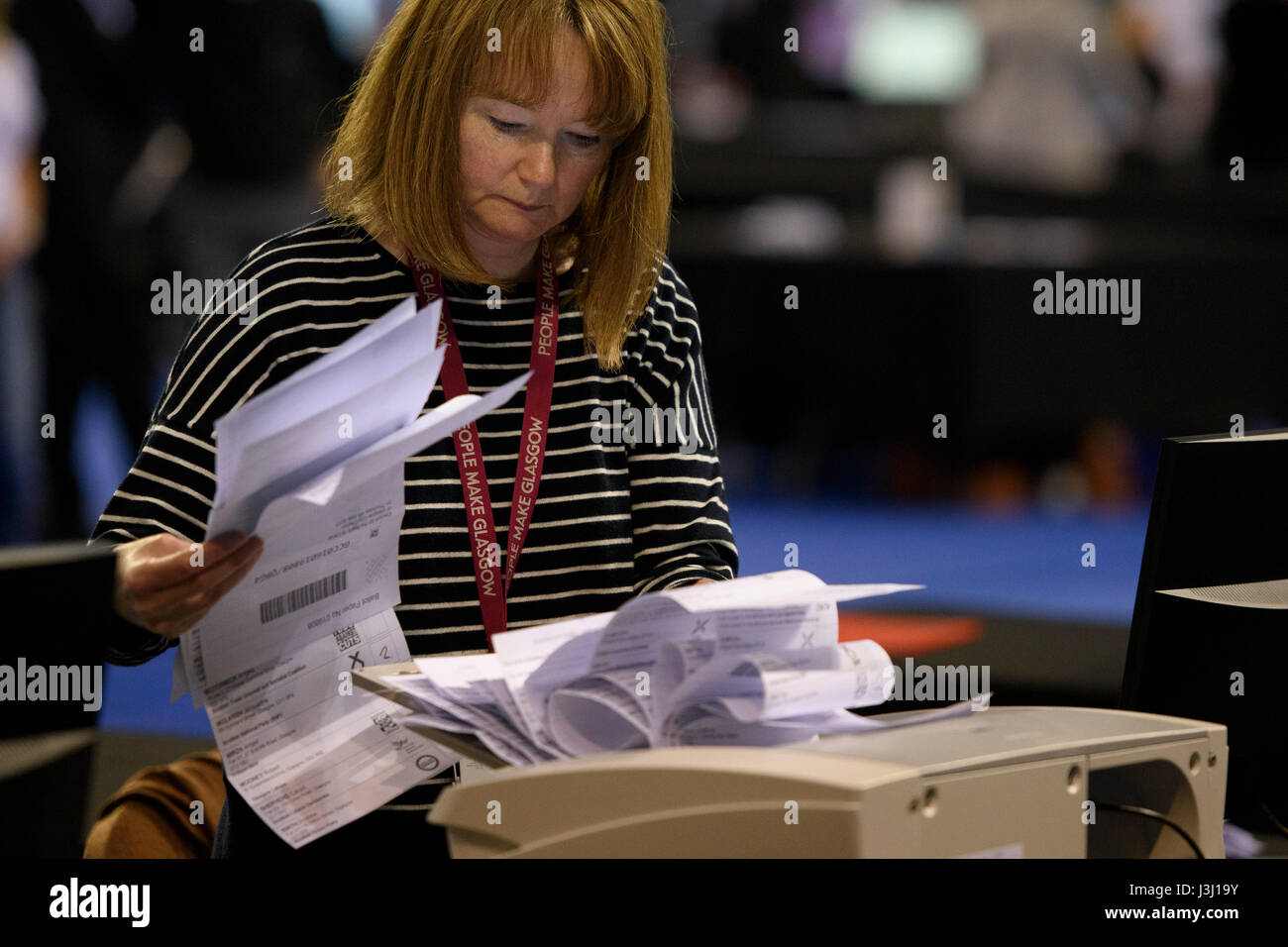 Glasgow Count of the Scottish Local Government Elections The count is