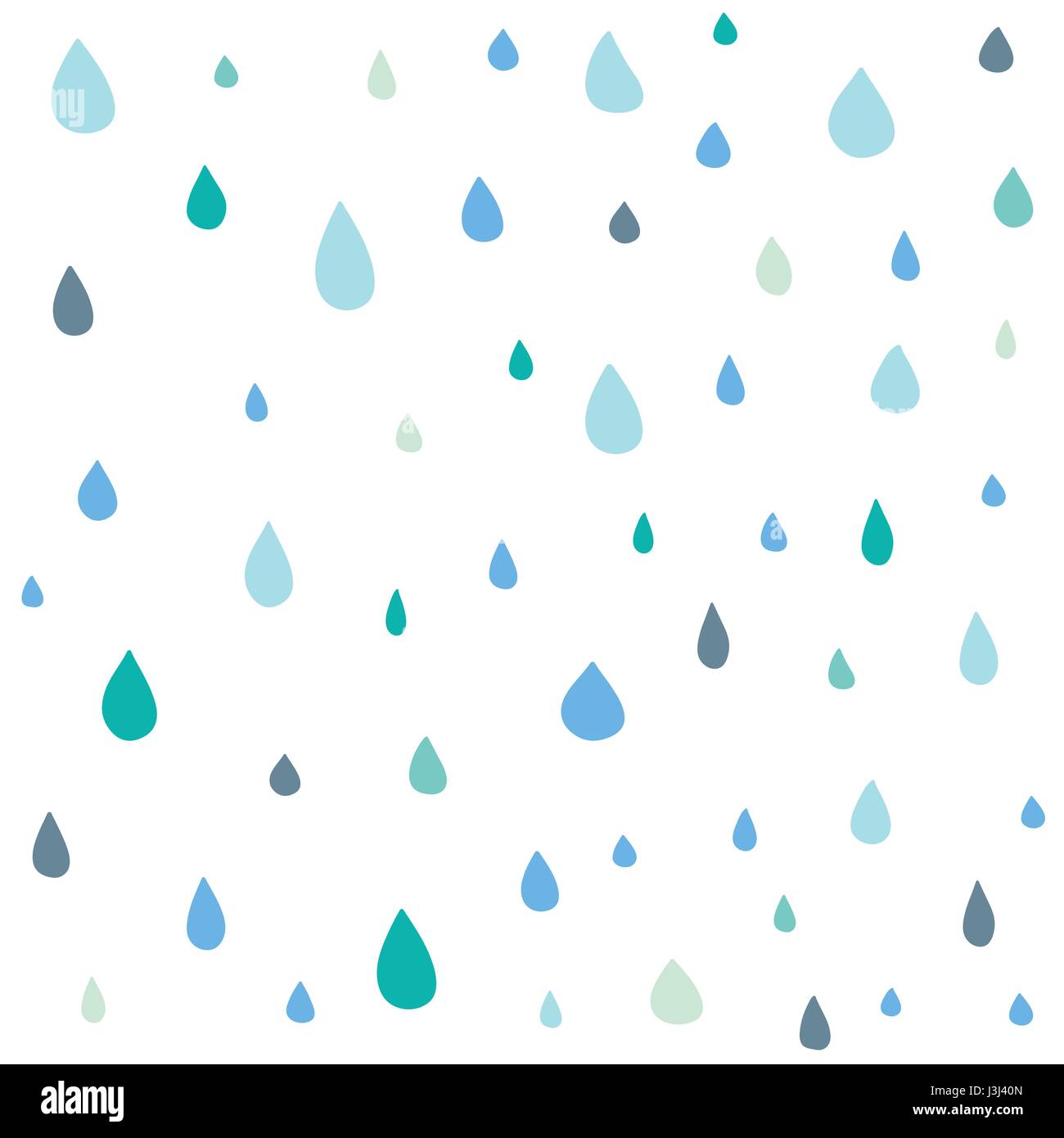 Cute drop vector seamless pattern Stock Vector Image & Art - Alamy