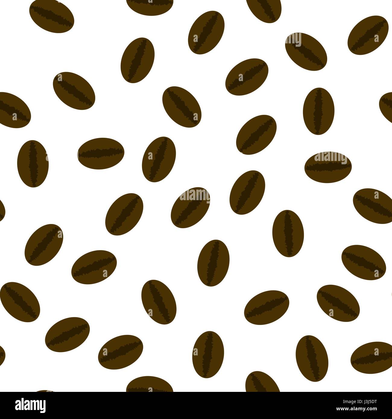 Coffee Beans Seamless Pattern Stock Vector Image & Art - Alamy