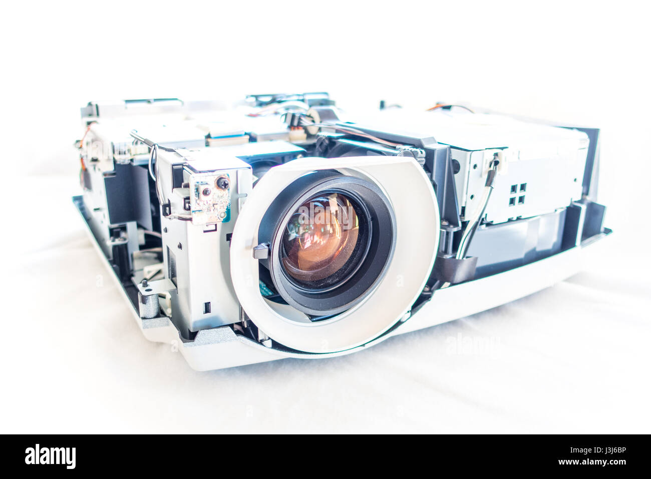 Parts of a projector Stock Photo - Alamy