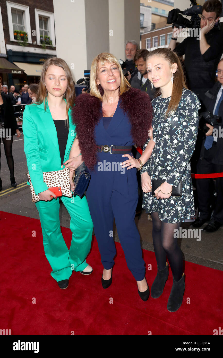 Actress Fay Ripley and her daughter Parker arrive at the UK