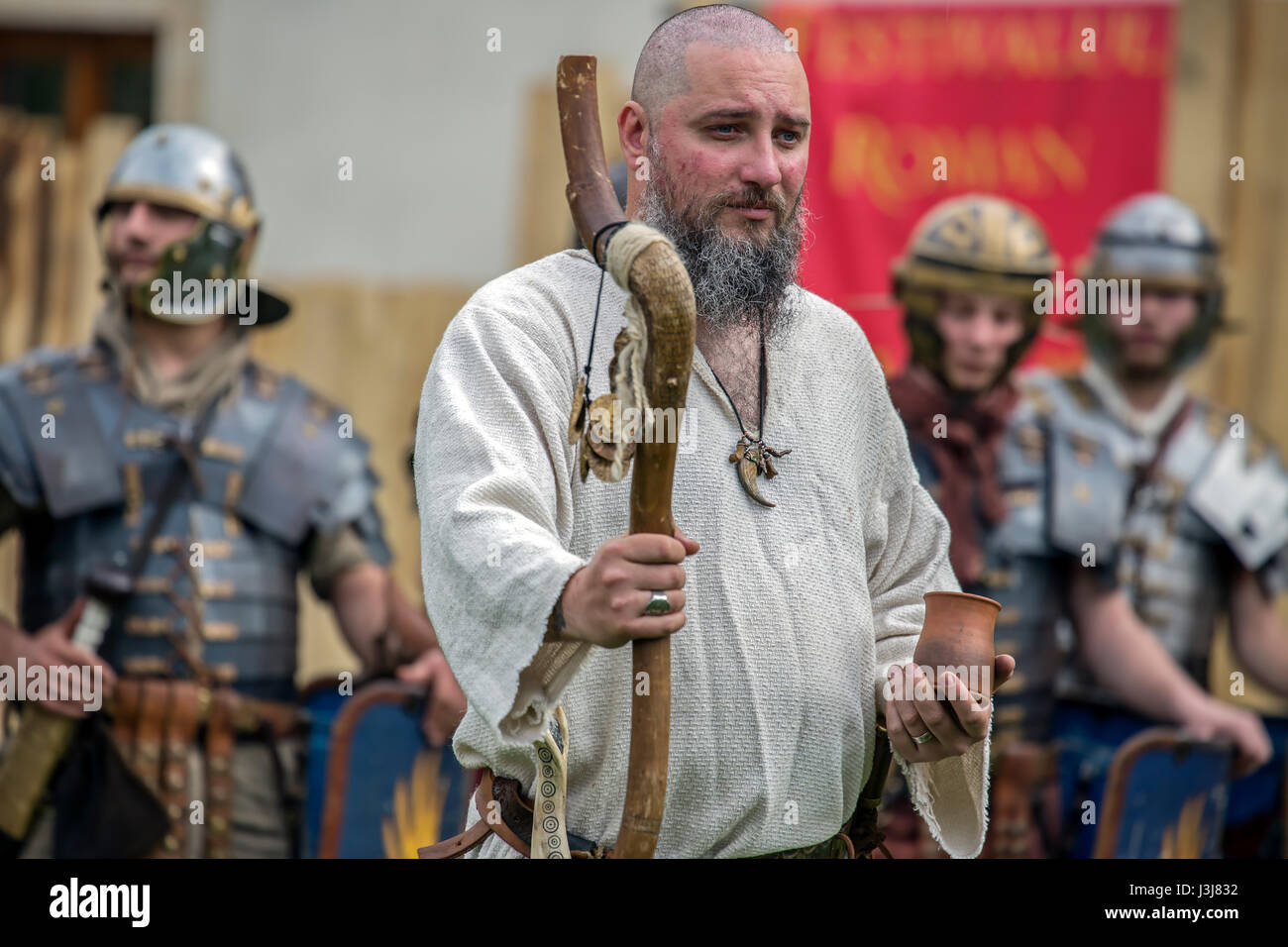 Dacian costume hi-res stock photography and images - Alamy