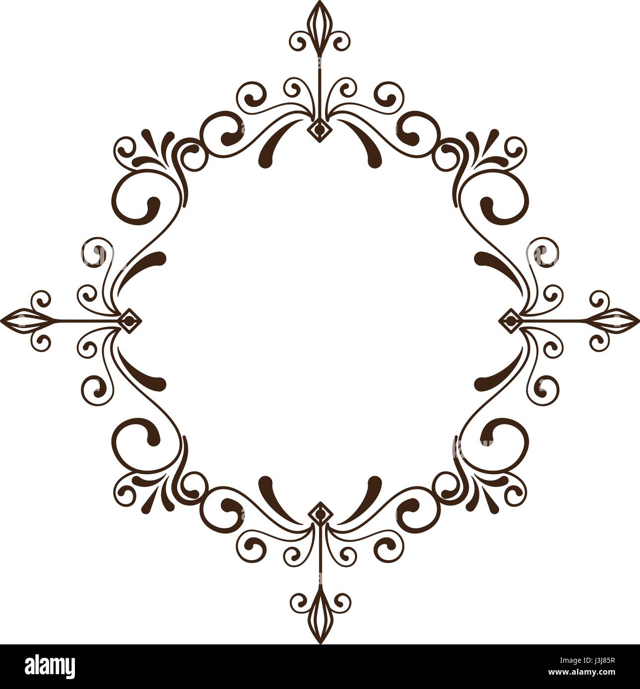 vintage frame icon Stock Vector Image & Art - Alamy