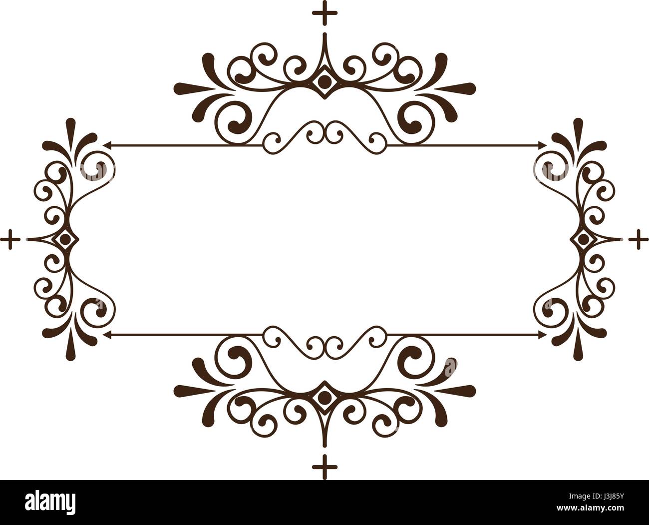 vintage frame icon Stock Vector Image & Art - Alamy