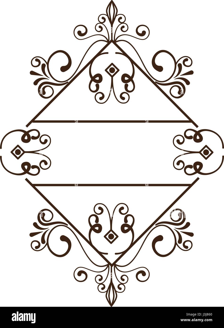 vintage frame icon Stock Vector Image & Art - Alamy