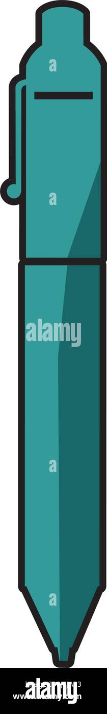 Office pen isolated Stock Vector Image & Art - Alamy