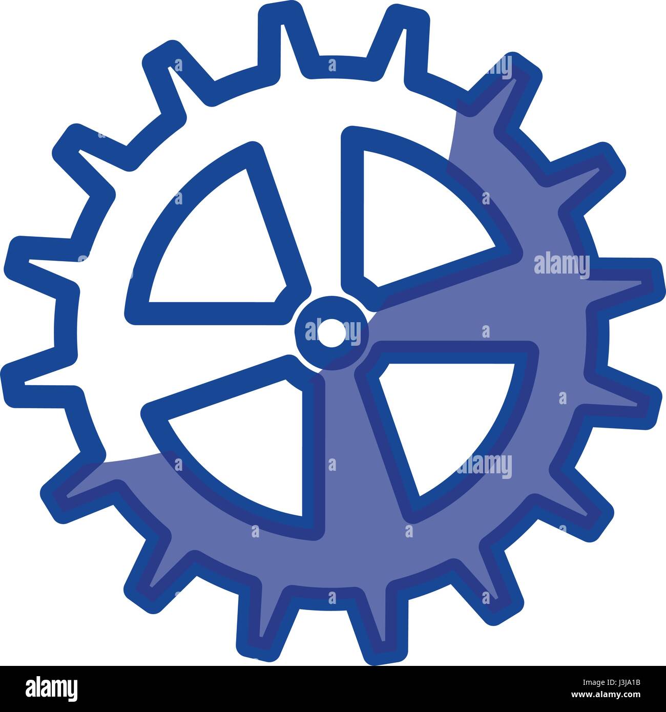 Gear machinery piece Stock Vector Image & Art - Alamy