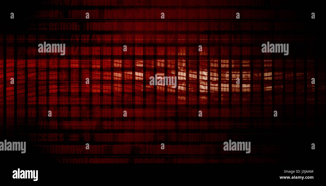Digital Security and Network Firewall Surveillance Concept Stock Photo ...
