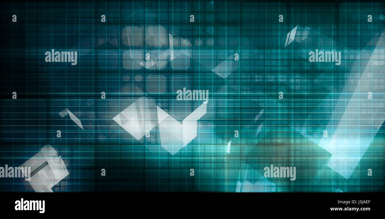 Digital Signal Technology Abstract as Pattern Art Stock Photo Alamy