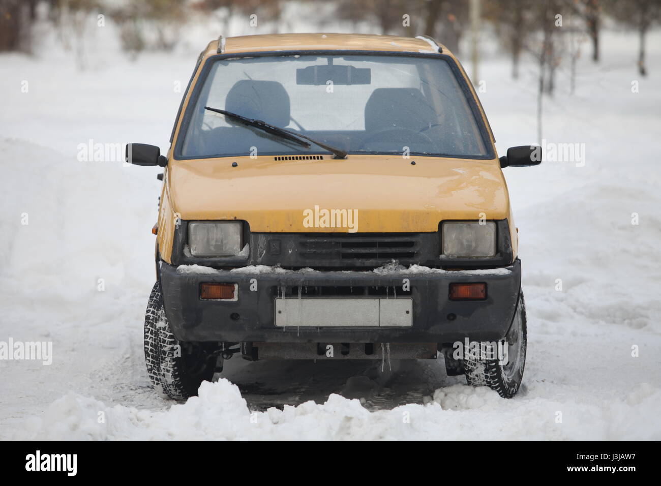 St. Petersburg, Russia, November 13, 2016 Minicar VAZ-1111