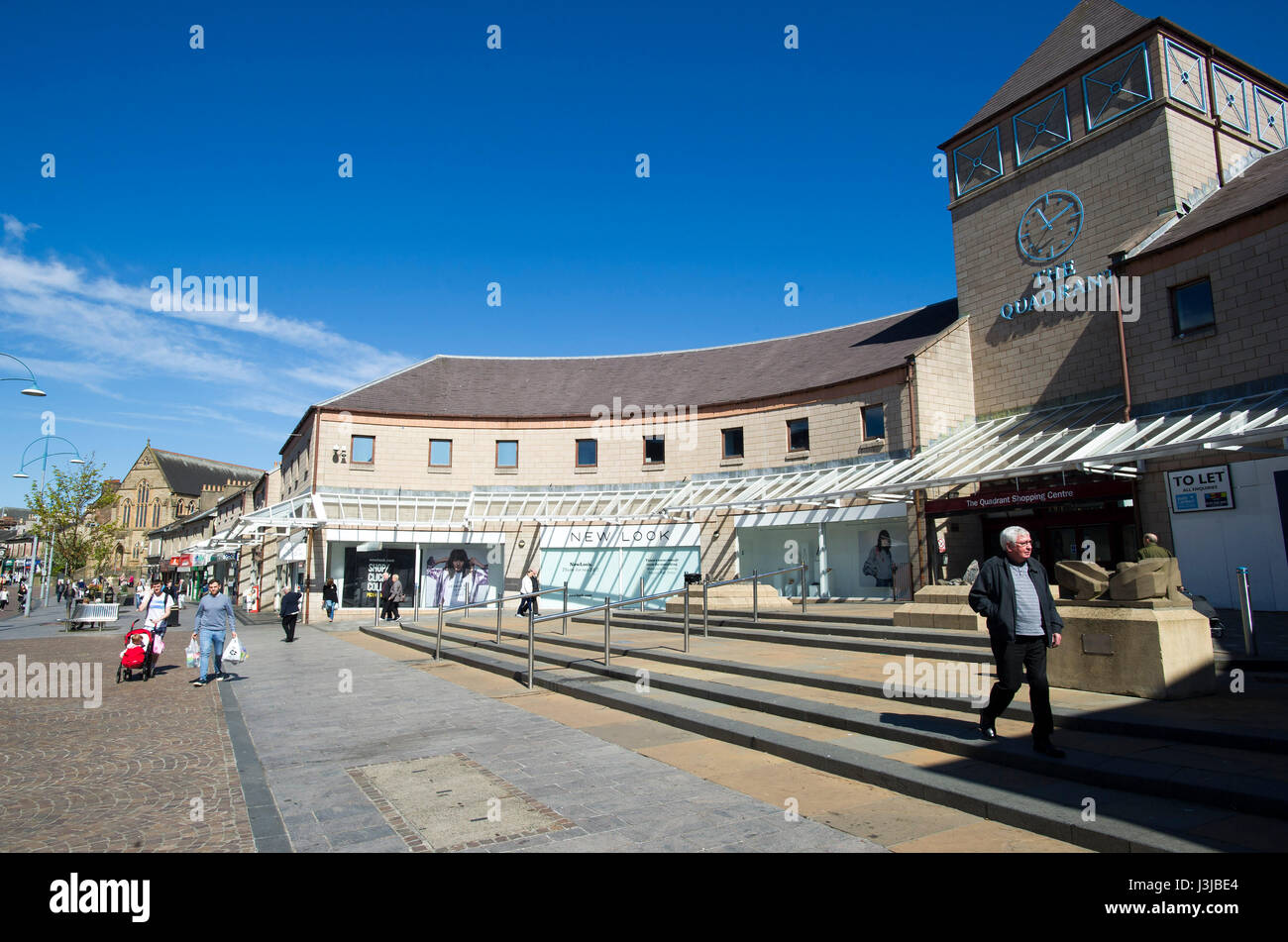 Coatbridge town centre, North Lanarkshire, Scotland, United Kingdom Stock Photo