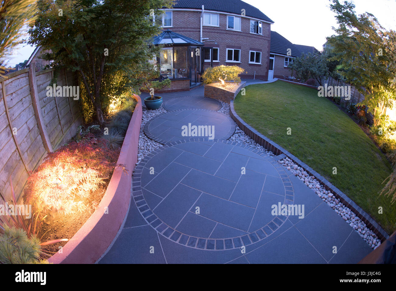 new garden design and construction by an approved Marshalls contractor