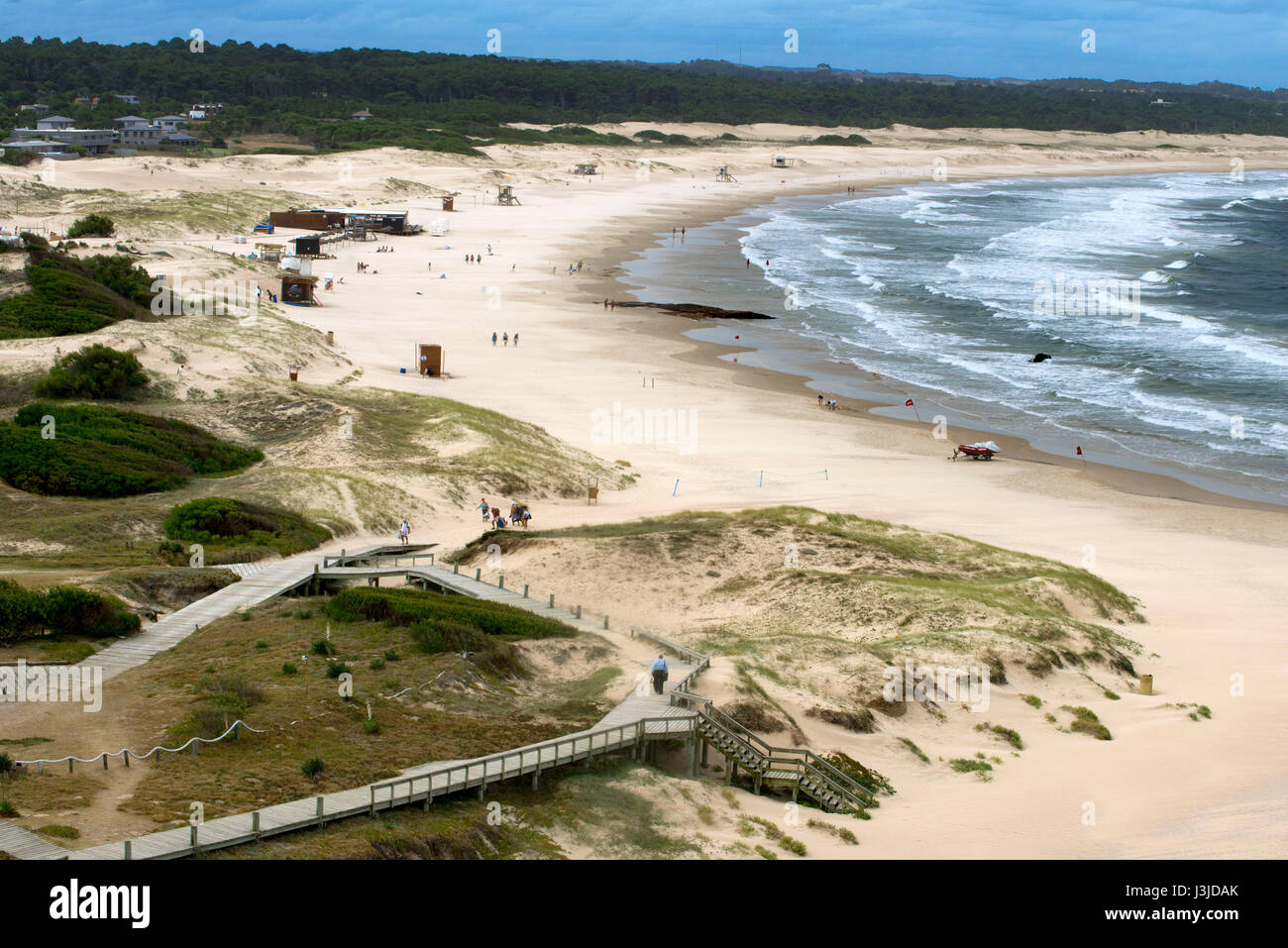 Beach in Jose Ignacio, Punta del Este, Uruguay Stock Photo
