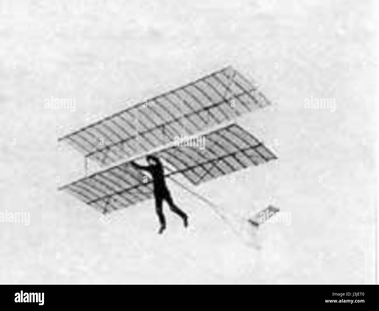 Hang Glider 1920s cropped Stock Photo Alamy