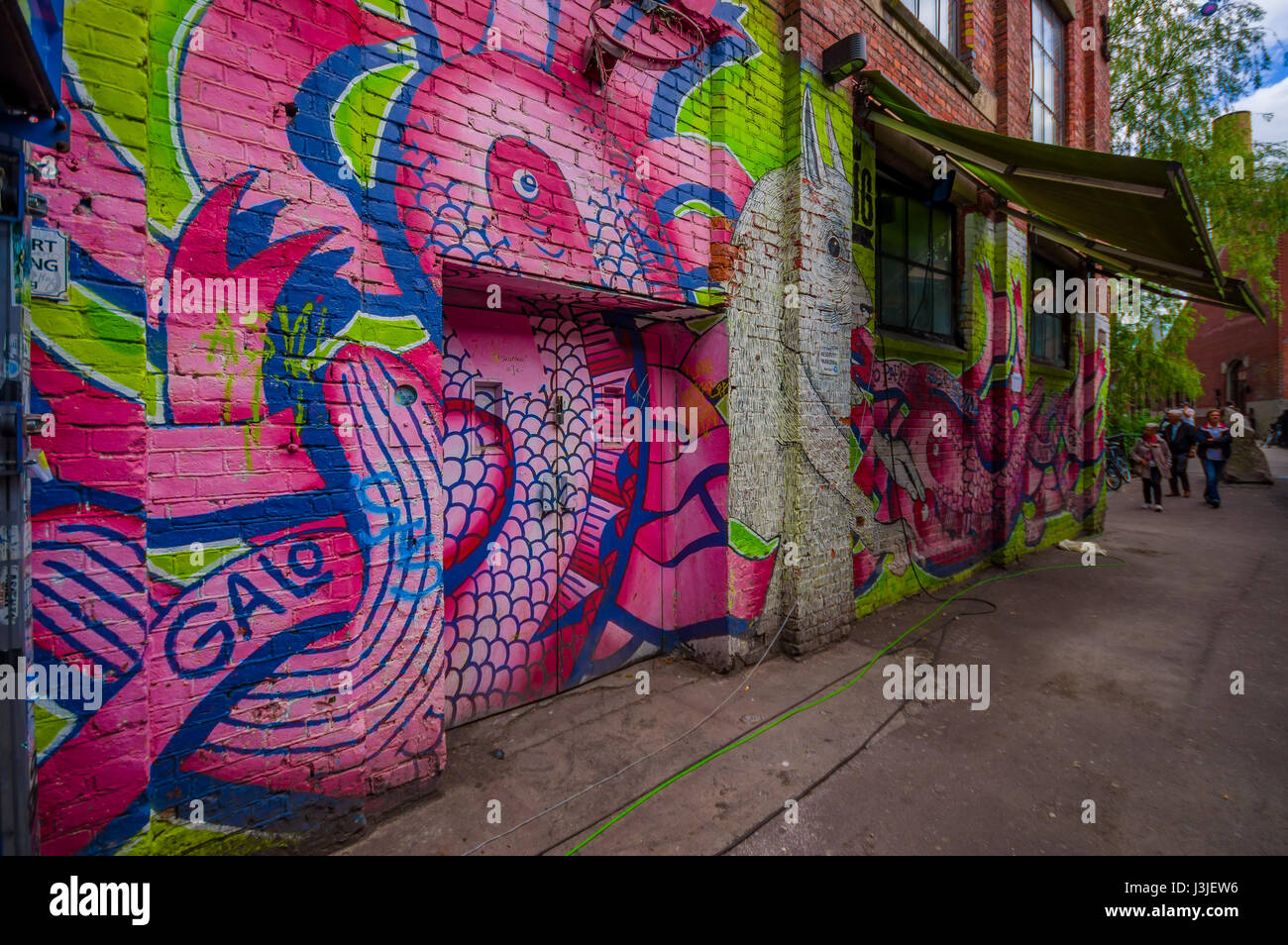 OSLO NORWAY 8 JULY 2015 Graffiti Street Art On The Walls Of oslo-norway-8-july-2015-graffiti-street-art-on-the-walls-of