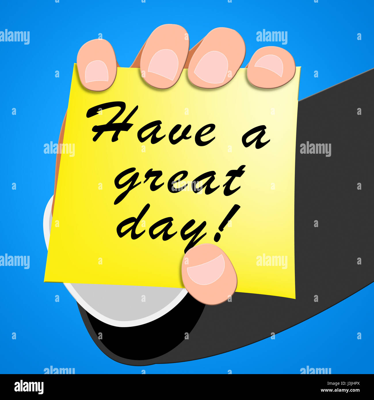 Have A Great Day Meaning Happy Today 3d Illustration Stock Photo Alamy