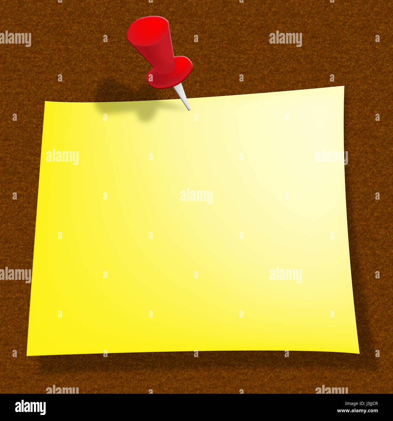 Blank Message Meaning Copyspace To Do 3d Illustration Stock Photo - Alamy
