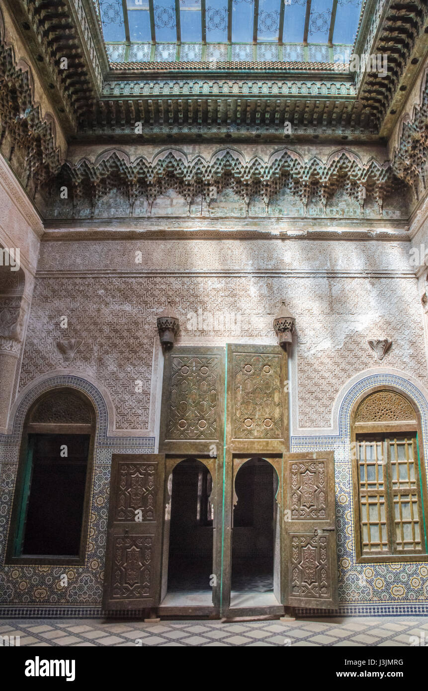 Telouet Kasbah interior Stock Photo - Alamy