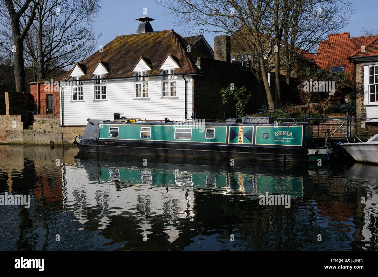 River Lea,  Ware, Hertfordshire Stock Photo