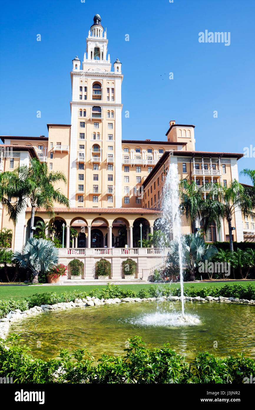 Miami Florida,Coral Gables,Biltmore,hotel,lobby,1926 Mediterranean ...
