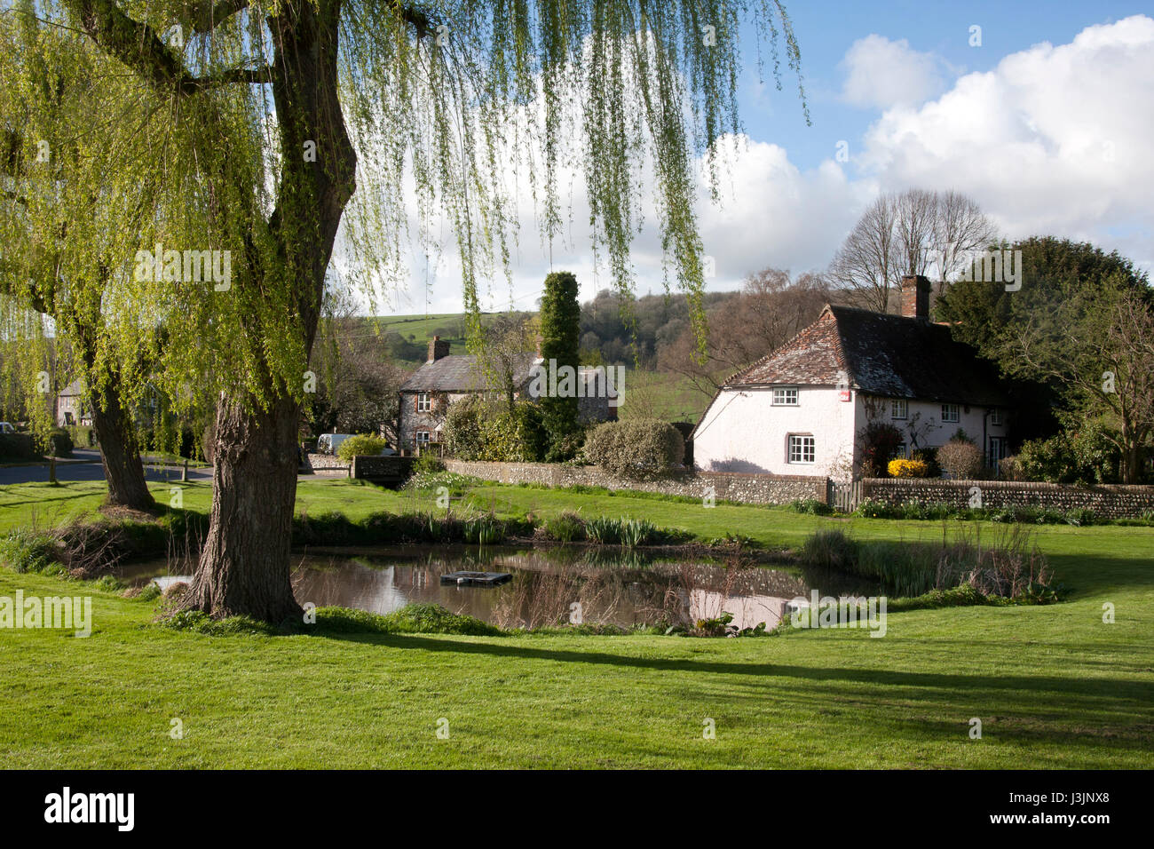 Village Pond Sussex Stock Photos Village Pond Sussex Stock