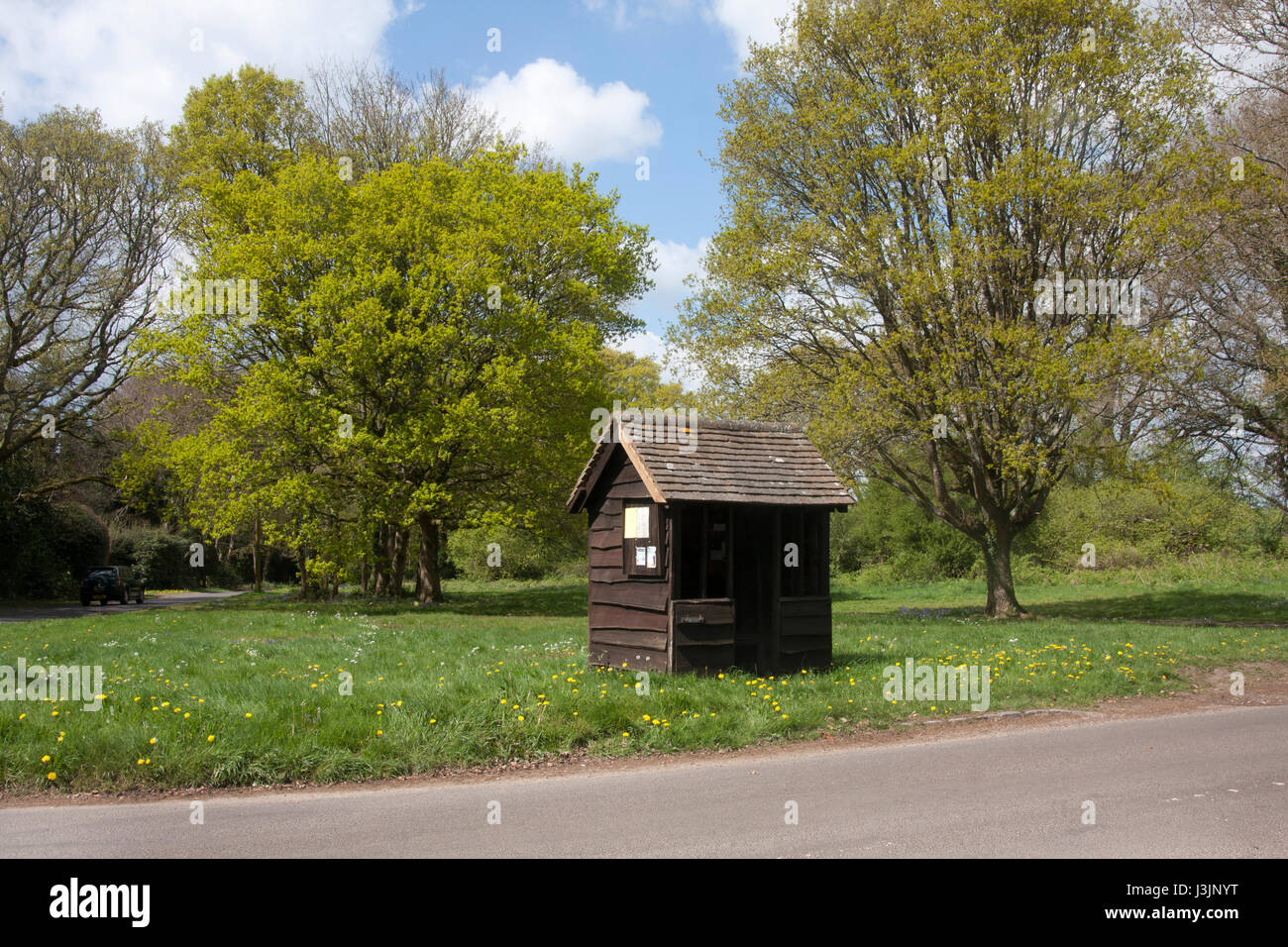 Wooden Bus Shelter High Resolution Stock Photography and Images - Alamy