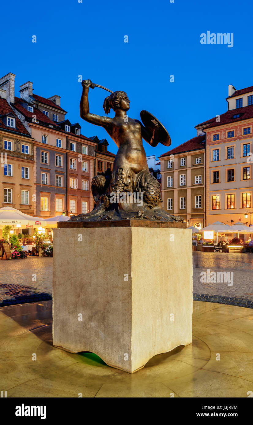 Poland, Masovian Voivodeship, Warsaw, Old Town Market Place, The Warsaw ...