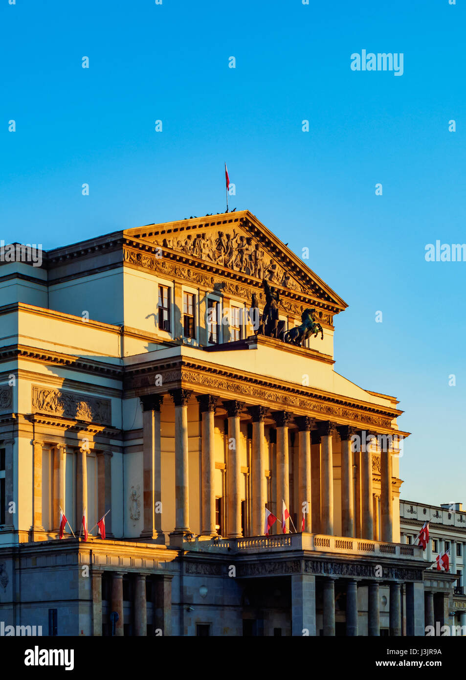 Poland, Masovian Voivodeship, Warsaw, Grand Theatre and National Opera Stock Photo