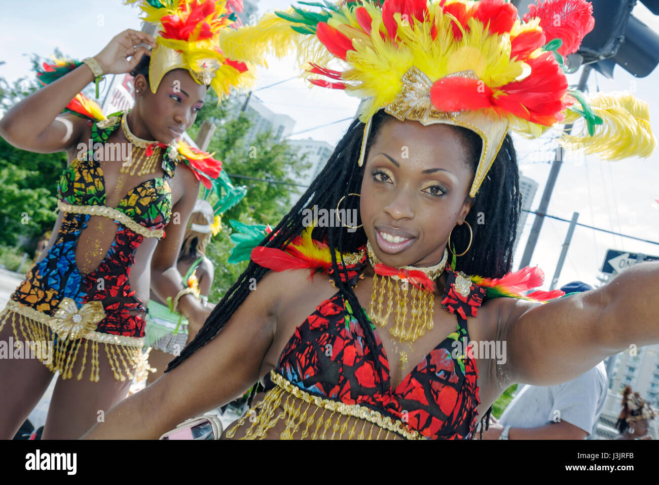 Miami Florida,NE Second 2nd Avenue,Miami Caribbean Carnival,colorful