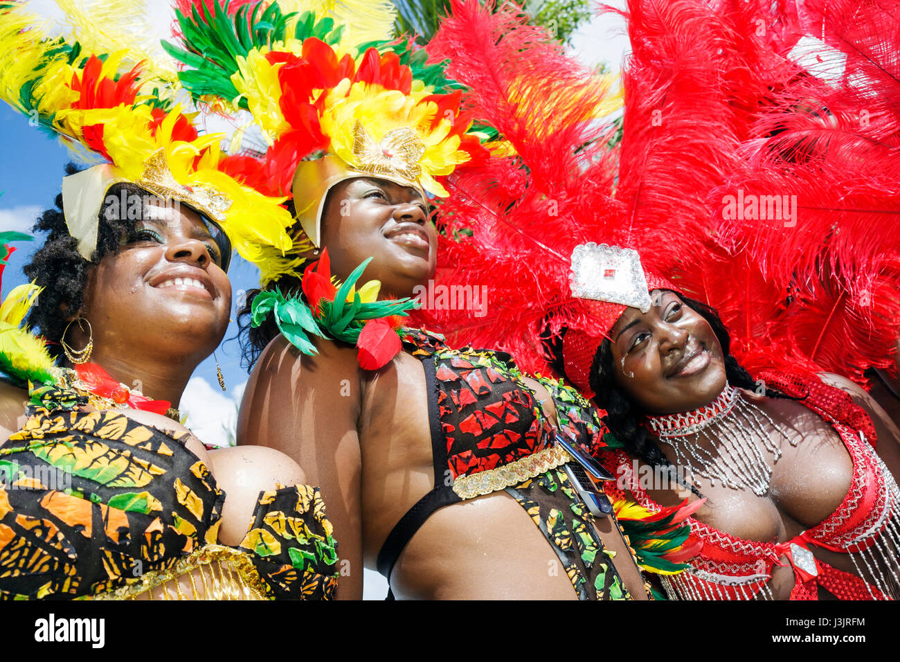 Miami Florida,NE Second 2nd Avenue,Miami Caribbean Carnival,colorful