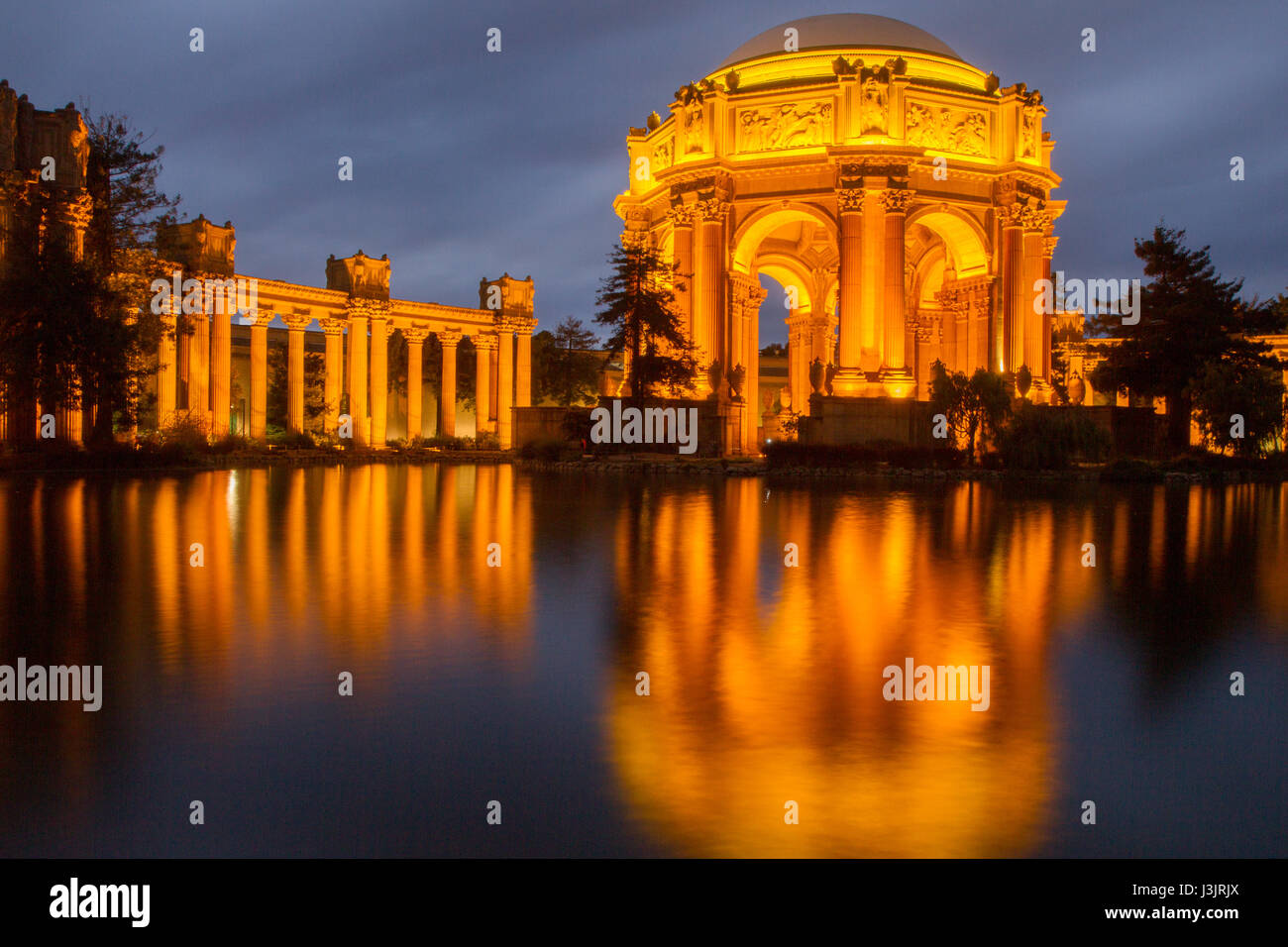 Palace Of Fine Arts San Francisco California Usa Night Photo