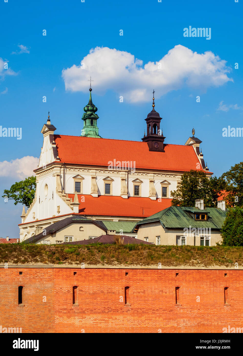 Poland, Lublin Voivodeship, Zamosc, Old Town, Cathedral Stock Photo