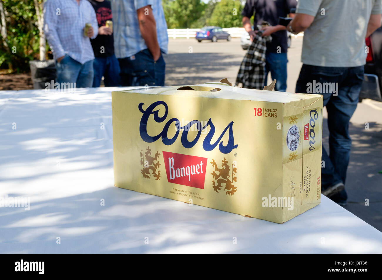 Coors Banquet Beer at Wedding Stock Photo Alamy