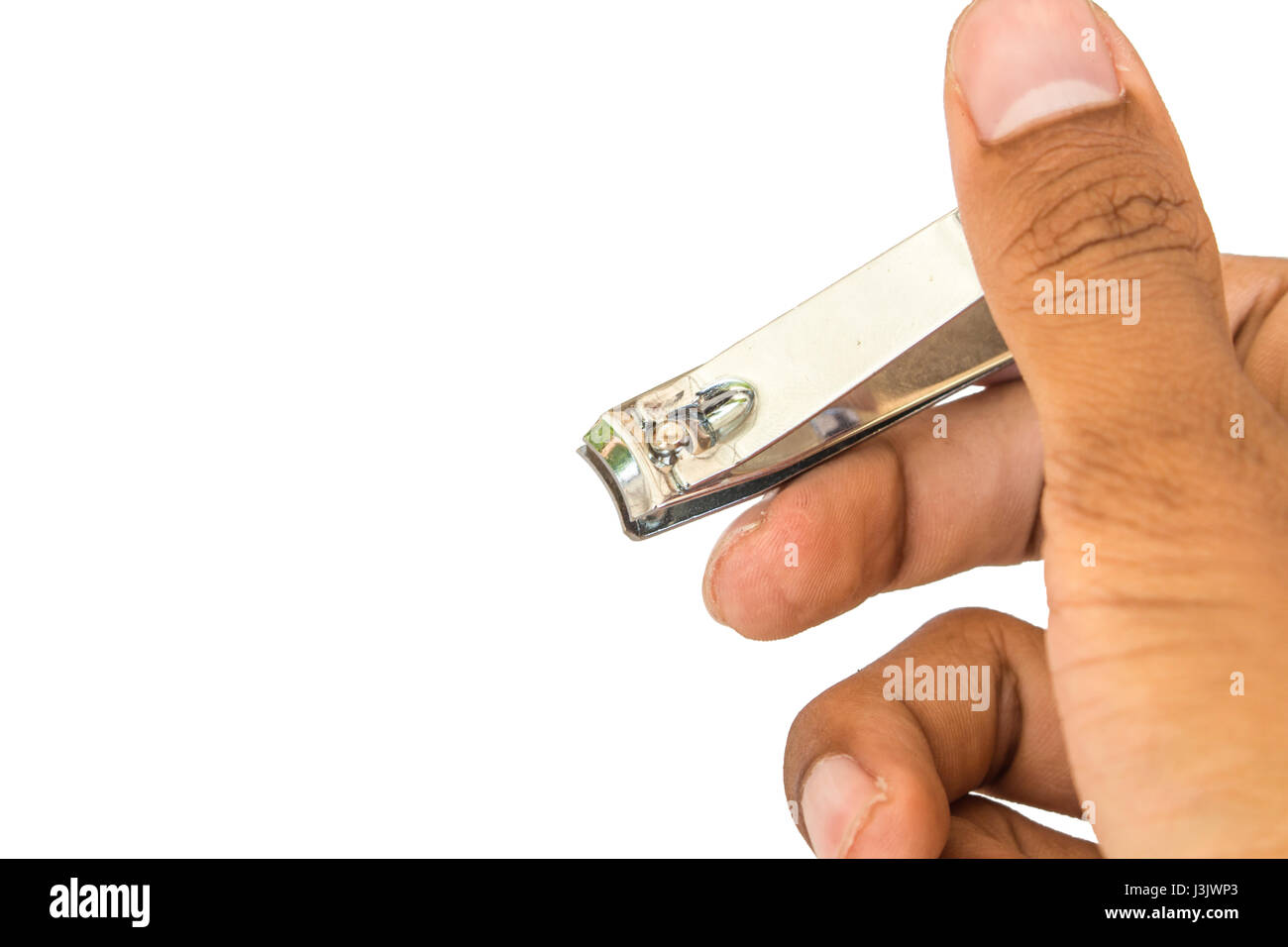 hand clippers white isolated Stock Photo Alamy
