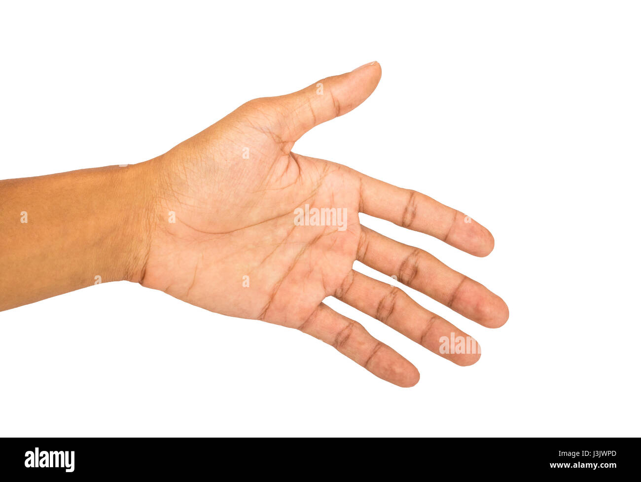 hand shake symbol white isolated Stock Photo - Alamy