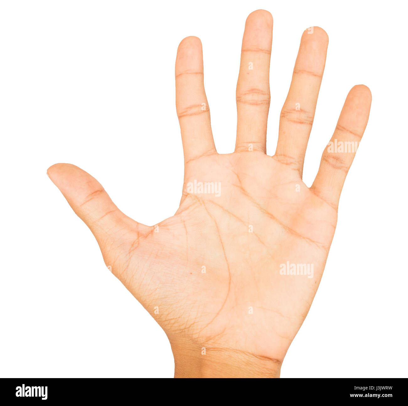 Number five finger hand symbol hi-res stock photography and images - Alamy