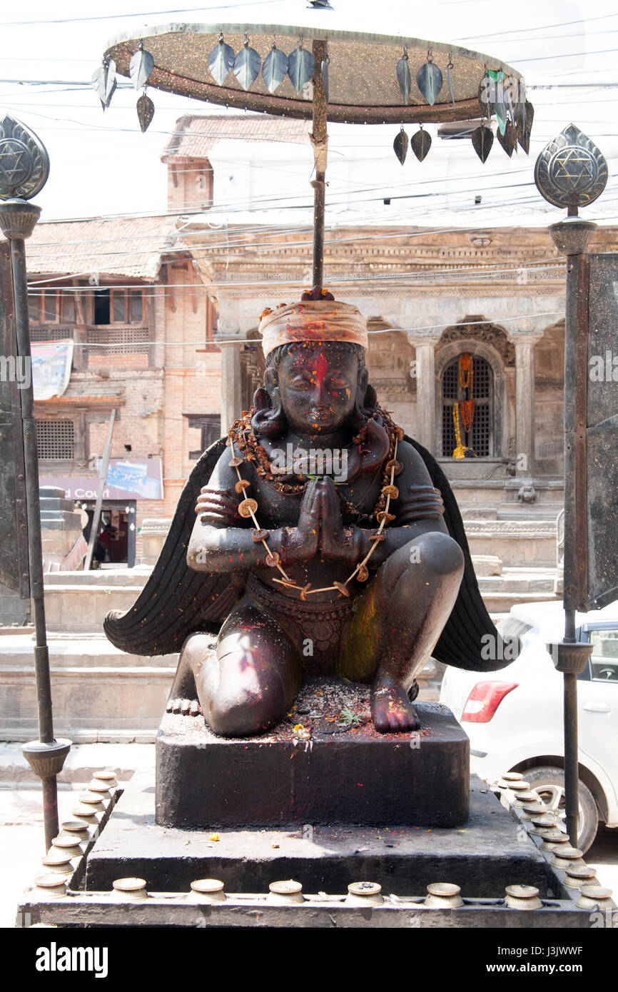 Hindu God Statue Kathmandu Nepal High Resolution Stock Photography and