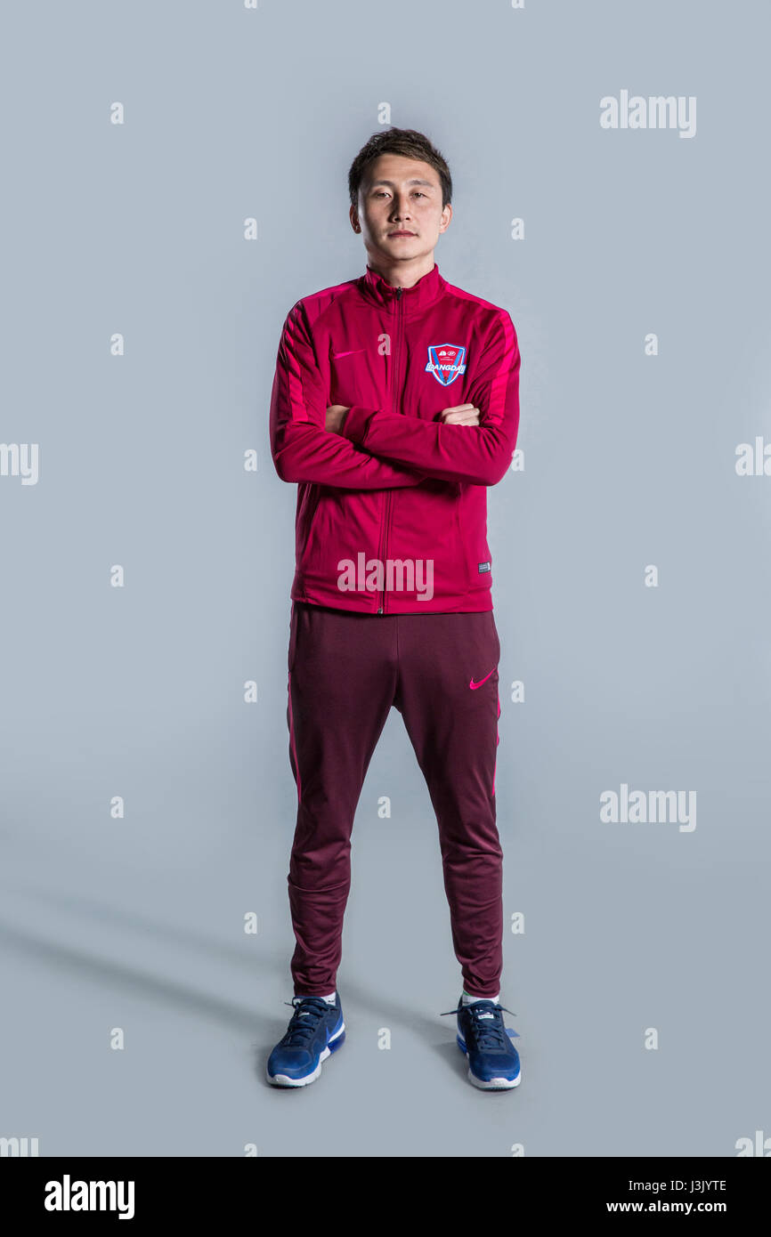 Portrait of Chinese soccer player Chen Lei of Chongqing Dangdai Lifan F ...