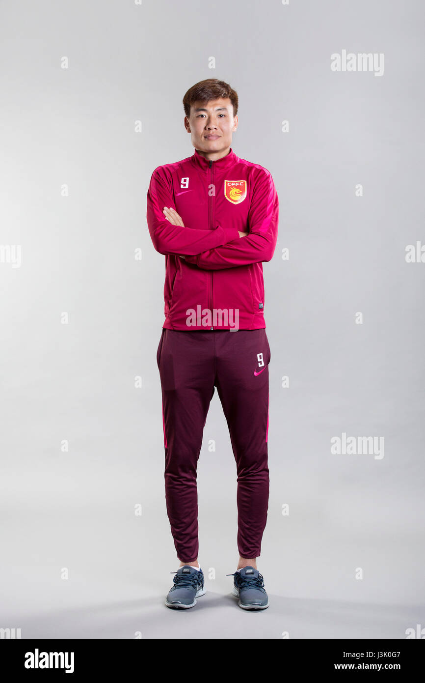 Heibi Rohrturen Portrait of Chinese soccer player Dong Xuesheng of Hebei China Fortune ...