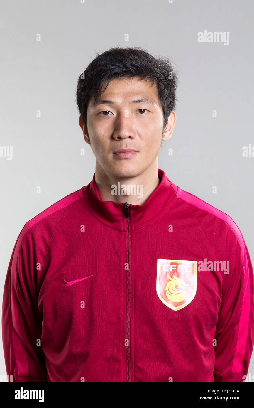 Heibi Rohrturen Portrait of Chinese soccer player Wang Yang of Hebei China Fortune F.C ...