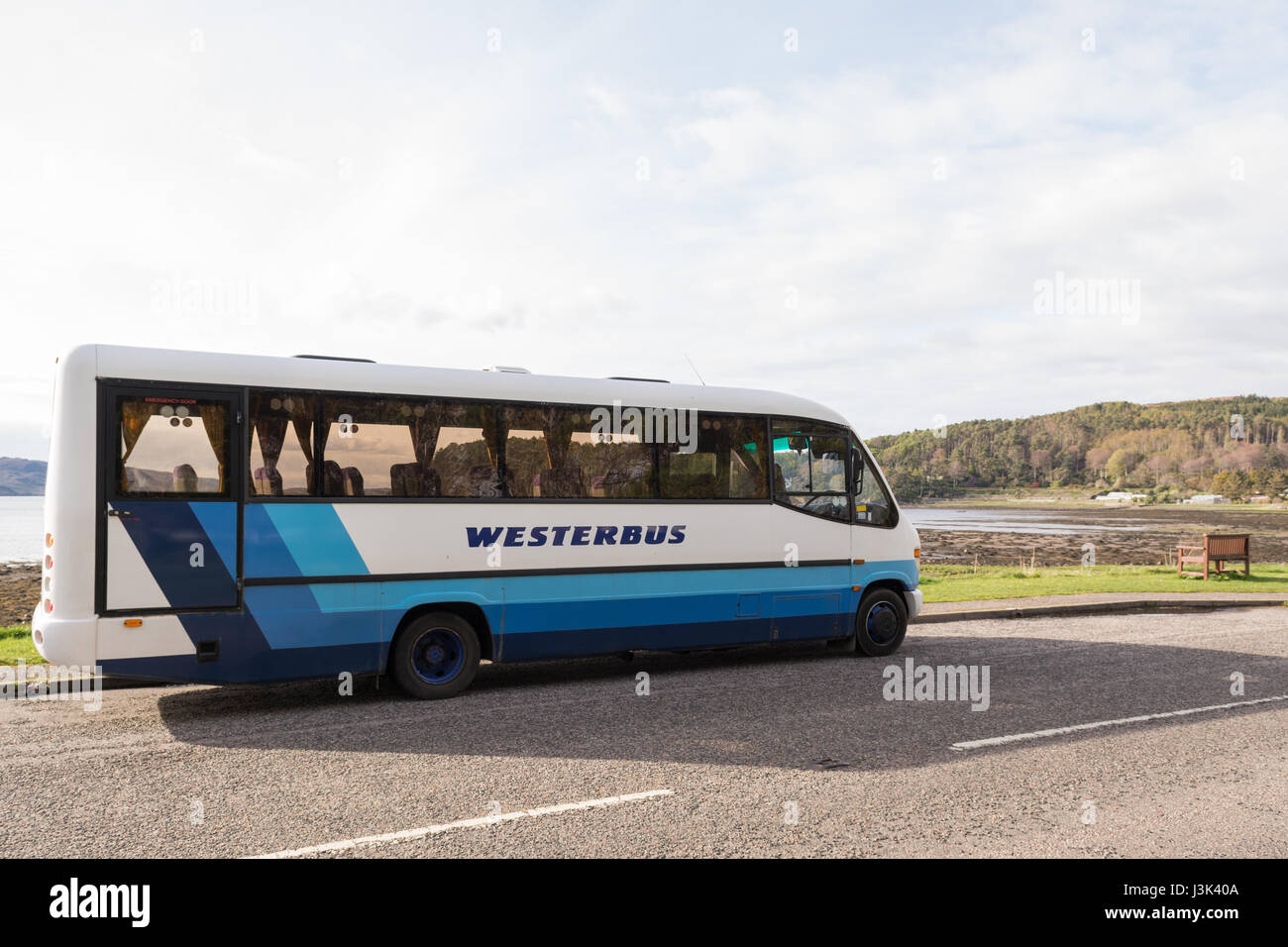 Westerbus, Poolewe, Highland, Scotland, UK Stock Photo