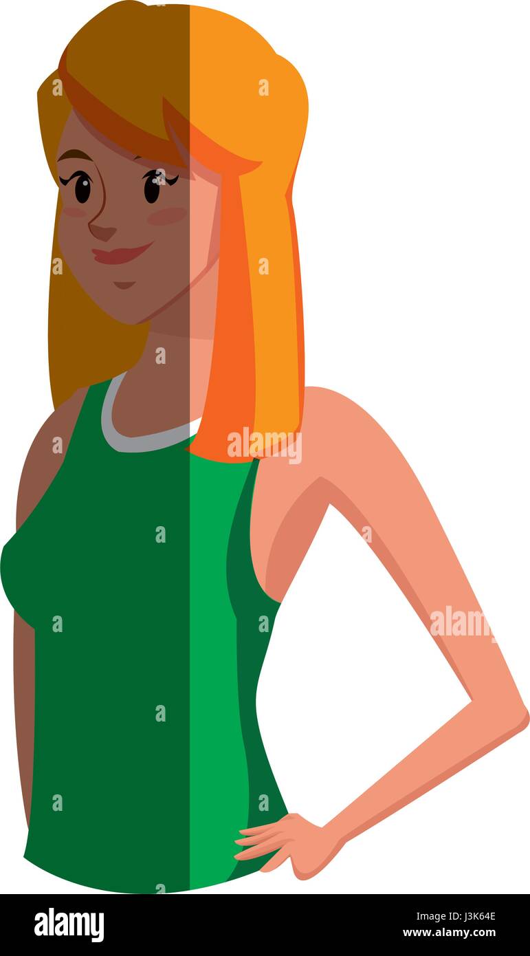 sport girl fitness gym design graphic Stock Vector Image & Art - Alamy